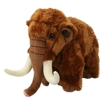 Imagen de Living Nature AN283 Woolly Mammoth 20cm Soft Plush Toy, Color Desconocido (Keycraft AN283)