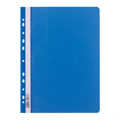 Imagen de D.RECT Lux Carpeta de polipropileno A4 con perforaciones, color azul