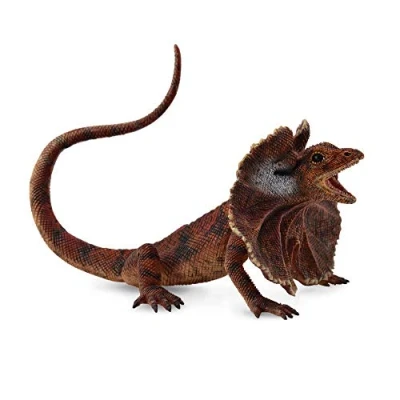 Imagen de Collecta Frill Necked Lizard Animales Figura, Multicolor, Large (88690)