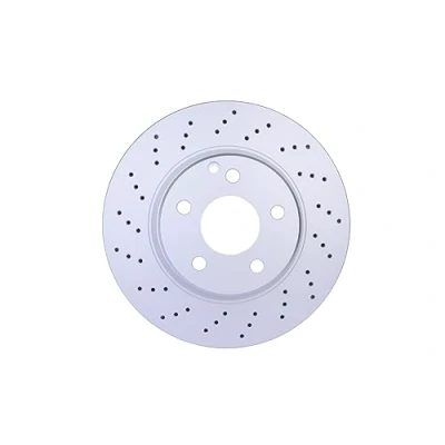 Imagen de HELLA PRO 8DD 355 106 871 Disco de freno 312 28 05/06 112 perforado, ventilación interna revestido sin perno sujeción rueda, buje rueda