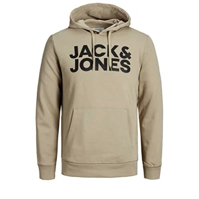 Imagen de JACK &amp; JONES Sudadera con capucha para hombre logotipo, XXXL