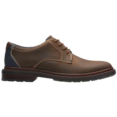 Imagen de Clarks Burchill Derby, Hombre, Piel de Cera Abeja, 42 EU