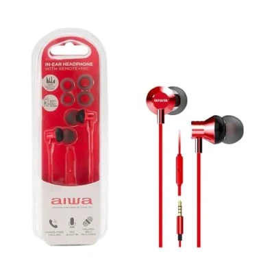 Imagen de Aiwa Auriculares In Ear ESTM 50RD Color Rojo