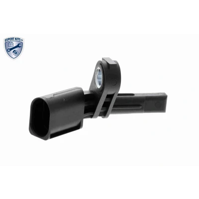 Imagen de VEMO Original Quality V10 72 1056 Sensor de ABS Eje delantero, derecha sin cable para vehículos con Hall, activo 2 12 negro en forma d