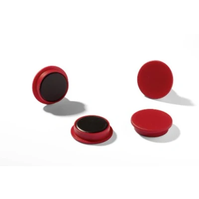Imagen de Durable 475403 Imanes, embalaje industrial, 37 mm, 1000p, rojo, 20 piezas