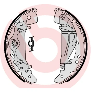 Imagen de BREMBO S 30 521 Zapatas de freno 295 54 con palanca mano KIA: CARNIVAL 2