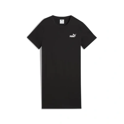 Imagen de Vestido de manga corta Essentials Small con logo n.º 1 juvenil