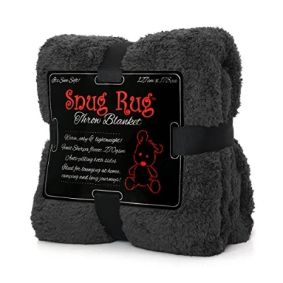 Imagen de Snug Rug Special Edition Luxury Manta de Lana Sherpa, 127 x 178 cm (Gris)