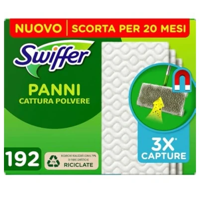 Imagen de Swiffer Recambios de polvo para escoba 40 piezas, atrapar y 3 veces más polvo, suciedad pelo que una tradicional