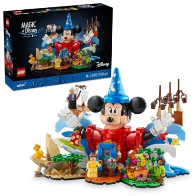 Imagen de Lego Ideas 21352 Magia Disney 1103 Pieces Mickey, aprendiz de brujo Modelo coleccionista adulto Juego construcción