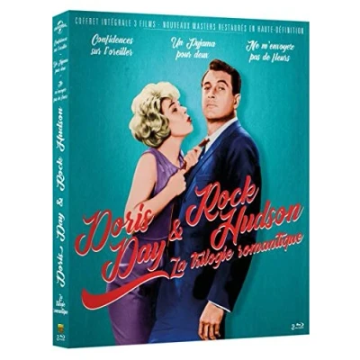 Imagen de Doris Day &amp; Rock Hudson La Trilogie romantique : Confidences sur l&#039;oreiller + Un pyjama pour deux Ne m&#039;envoyez pas de fleurs [Francia] [Blu ray]