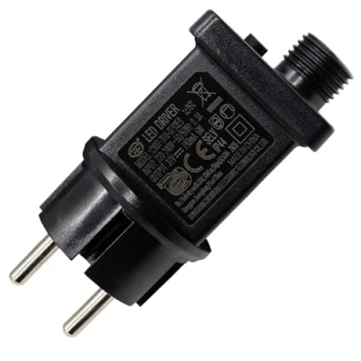 Imagen de Adaptador de LED 31 V, Fuente alimentación Transformador IP44, Controlador bajo Voltaje para luz navideña, Cadena Luces