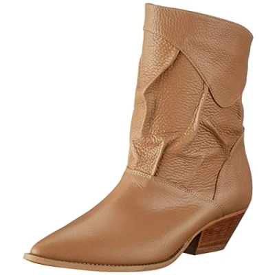 Imagen de L37 HANDMADE SHOES 2U, Botas Vaqueras Mujer, Tan, 36 EU