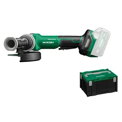 Imagen de HIKOKI Amoladora angular con batería G1813DFW2Z (básica) (18 V, 8000 min 1/min, diámetro de disco: 125 mm, sin escobillas, modo AT, correa del eje, en HSC III (sin ni cargador)