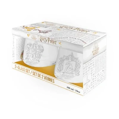 Imagen de ABYSTYLE Set de 2 Vasos Harry Potter Modelo Gryffindor &amp; Slytherin