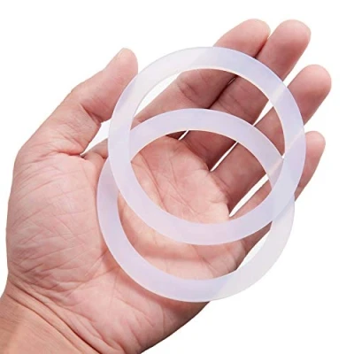 Imagen de Litorange 8 piezas de repuesto silicona grado alimenticio (mejor que el caucho) para ollas aluminio cafeteras Moka Express Dama Espresso Bialetti 9 tazas.