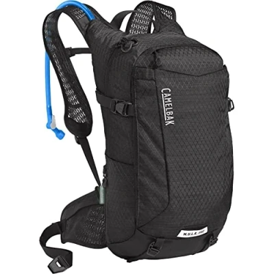 Imagen de CAMELBAK Mujer Mochila de hidratación M.U.L.E. Pro 14 con 3L/100oz Reserva, Negro/Blanco, 14L