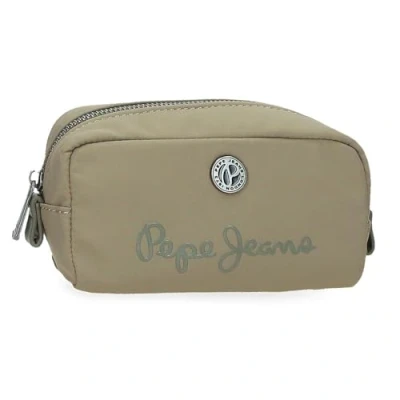 Imagen de Pepe Jeans Corin Neceser Verde 17x9x6,5 cms Poliéster y PU by Joumma Bags