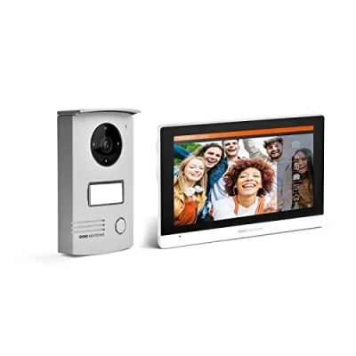Imagen de SCS Sentinel, PVF0053, Videoportero bifilar con Pantalla táctil de 7&quot;, Videoteléfono Cable, Estación Puerta,Timbre, Soporte Pared, Tornillos y Pernos,VisioDoor Wi Fi,5 años garantía