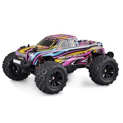 Imagen de Amewi 22628 Hyper GO Monster Truck sin escobillas 45 km/h 4WD 1:16 RTR azul/rojo