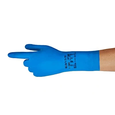 Imagen de Ansell AlphaTec 79 700 Guantes de Trabajo Multiusos, Resistencia Química, Conformidad Alimentaria, Aquadri Technology, Sin Látex, Talla 2XL (1 Par)