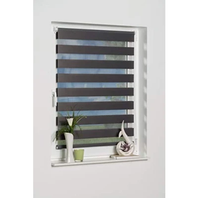 Imagen de K de Home Klemmfix Estor Doble (Madrid Sin Agujeros, Gris, 70 x 150 cm