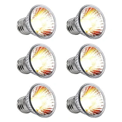 Imagen de NEWFUN Lampara Tortugas de Agua,Luz Agua,Lampara Tortuga,50W Uva Uvb 3.0 Bombilla Calefactora Para Reptiles Tortugas,Bombilla Solar Trasera Luz Espectro Completo