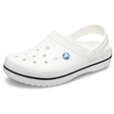 Imagen de Crocs Crocband 11016 Chanclas Unisex para Adultos, Color Blanco 01, 45/46 EU, EU