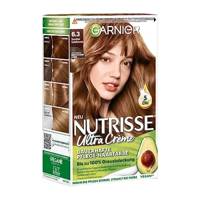 Imagen de Garnier nutrisse Crema coloration Color Rojo Oscuro 3.5/coloración para pelo Permanente de cabello (con 3 Nährenden Aceites) x 1 pieza