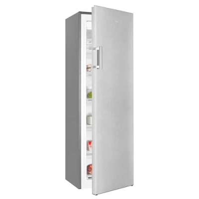 Imagen de Exquisit® Congelador Vertical, 194L, Clase Energetica D, No Frost, Alarma Puerta Abierta, 5 Bandejas, 1 Compartimiento, Enfriamiento Rápido, Color Inoxlook, Dimensiones 169,1x56x56,5 Cm.
