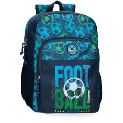 Imagen de Roll Road Joumma Gol Mochila Escolar Negro 30x40x13 cms Poliester 15,6L