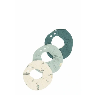 Imagen de Fabelab Ruffle 3PACK Under THE SEA Babero para niños, Talla: One Size, Goblin blue