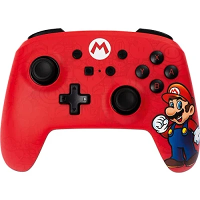 Imagen de Mando con cable mejorado PowerA para Nintendo Switch Mario