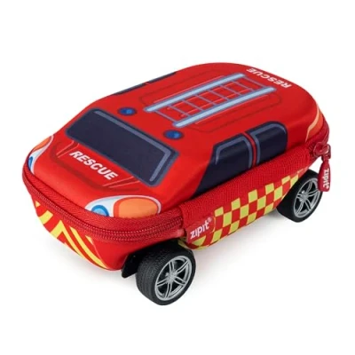 Imagen de ZIPIT Estuche de Lápices Camión Bomberos/Cartuchera Gran Capacidad/Portatodo para la Escuela