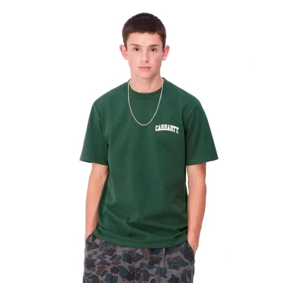 Imagen de Carhartt WIP University Camiseta básica, Hombre, Talla: Small, Green
