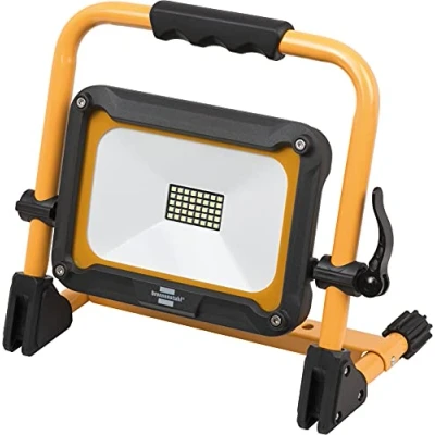 Imagen de Brennenstuhl foco LED de batería recargable JARO 2010 MA/Luz trabajo 20W para uso exterior (potente 2200lm, carga USB C, luz regulable en 3 niveles, iluminación hasta 12h, IP54)