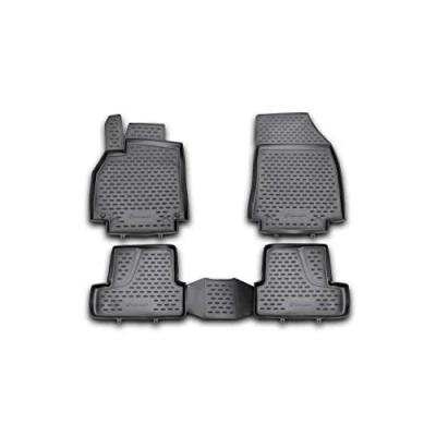 Imagen de Element EXP.NLC.41.16.210kh Alfombrillas de Goma para Coche Renault Megane 3, 2008 2016, Color Negro