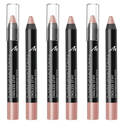 Imagen de Manhattan Endless Stay 24h Eyeshadow Stick 025 Voluptuous Pink Lápiz de sombra ojos (3 x 3,25 ml)