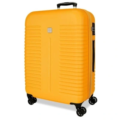 Imagen de Roll Road India Maleta Mediana Rosa 48x70x27 cms Rígida ABS Cierre TSA 90,72L 3,7 kgs 4 Ruedas Dobles