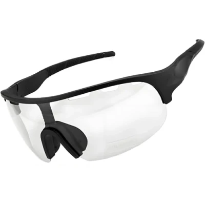Imagen de SAWUTPV Gafas de Ciclismo Fotocromáticas con Hombres Mujeres Resistentes al Viento Protección UV400 Polarizadas Deportivas MTB Sol (negro)