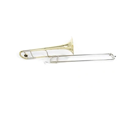 Imagen de Roy Benson Trombón tenor en Sib TT 242 (campana de latón 8,5&quot;, calibre 13,89 mm, láminas alpaca, máxima calidad sonido y precisión, estuche forma fácil transportar)