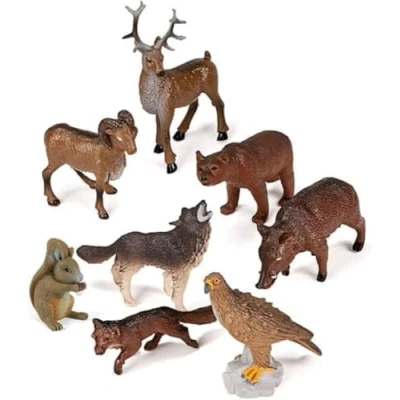 Imagen de Miniland Animales del Bosque de Juguete, Multicolor, Small (25126)