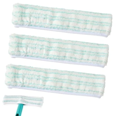 Imagen de EPLZON 3 Piezas Repuesto para limpiacristales, Compatible con Leifheit Window Frame Cleaner M 27 x 7 cm Funda de Microfibra, Espejos y Ventanas
