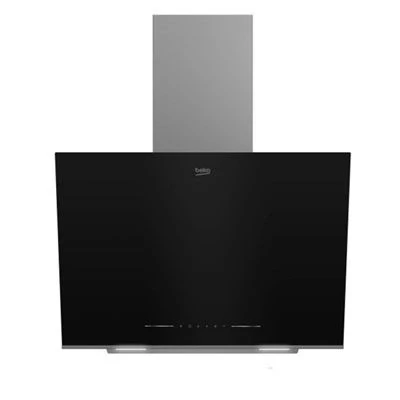 Imagen de Campana convencional Beko BHCA66641BBHS, Velocidades 3 + Intesivo, 445 m3/h, Inclinada, Negro