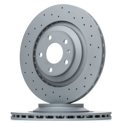 Imagen de ZIMMERMANN SPORT COAT Z 100.3321.52 Disco de freno 330 22 6/5 5 112 ventilación externa, perforado revestido altamente carbonizado AUDI: A6 C6 Berlina