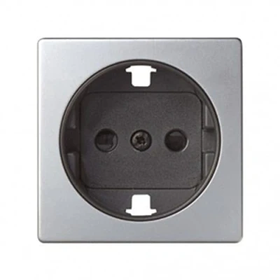 Imagen de Tapa serie 82 enchufe Schuko cargador doble USB Concept, 1 x 4 centímetros, color blanco mate (referencia: 8200049 090)