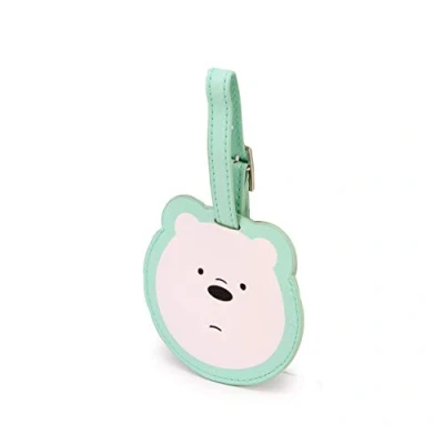 Imagen de We Bare Bears Somos Osos Menta Etiqueta para Equipaje, Verde, 9.4 x cm