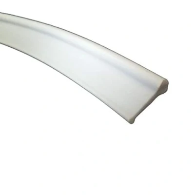 Imagen de Cierre para mampara de ducha con puertas plegables, color blanco.