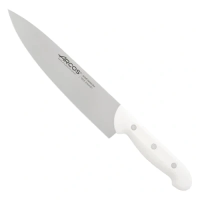 Imagen de Arcos Artika Cuchillo Cocinero Acero Inoxidable NITRUM 215 mm Mango Polipropileno blanco