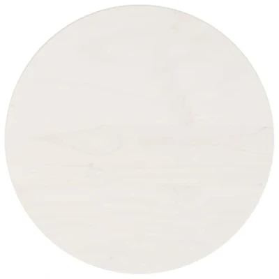 Imagen de vidaXL Tablero de Mesa Redondo Madera Maciza Pino Blanco Ø30x3 cm